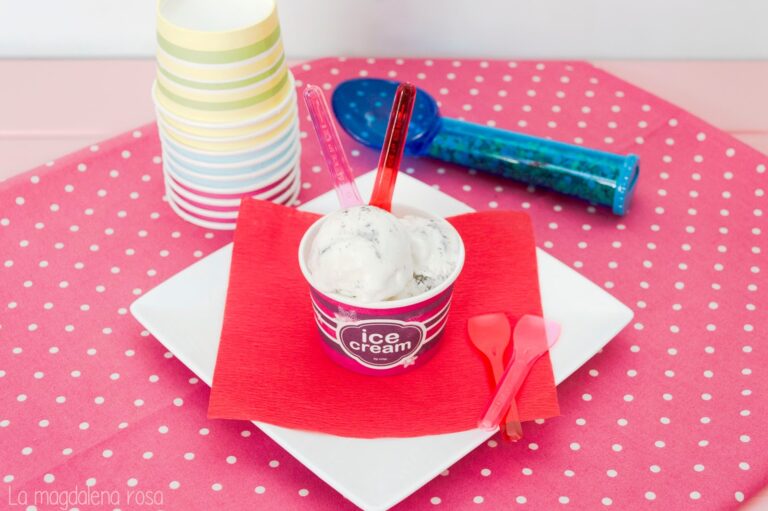 Helado de cheesecake de Oreo