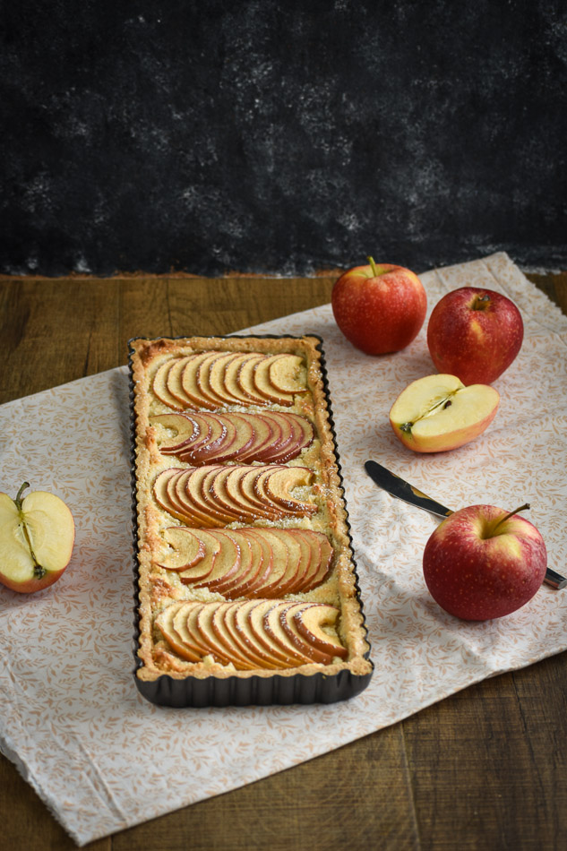 TARTA DE MANZANAS Y ALMENDRAS