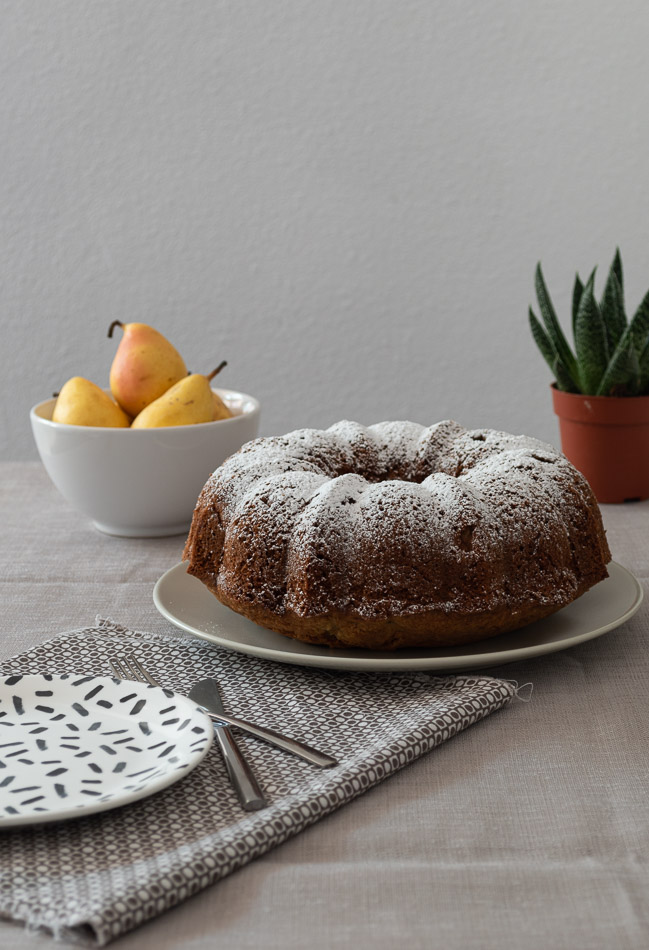 BUNDT CAKE DE PERAS